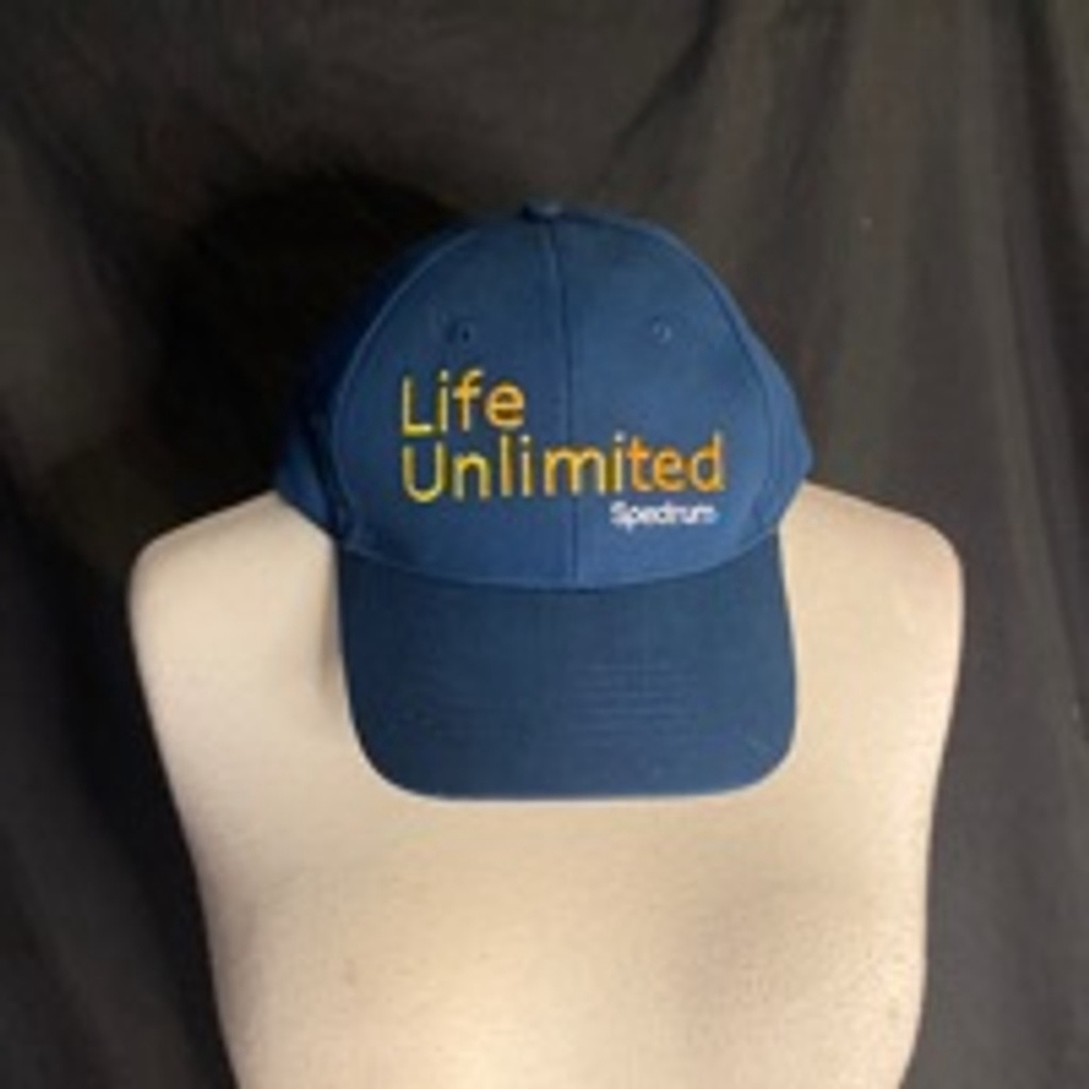 Spectrum Life Unlimited Blue Baseball Cap 100% Cotton NWT
